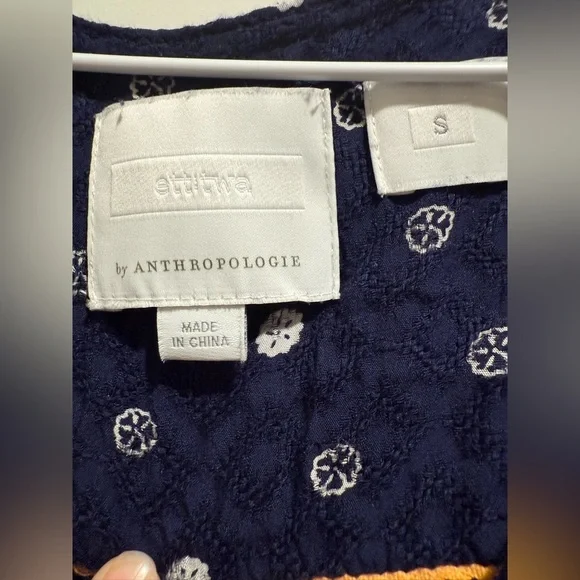 Anthropologie Romper Floral V Neck Up Lined Girly Small - Picture 6 of 6